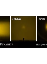 Diode Dynamics Stage Series C1 LED Pod Pro Yellow Flood Standard ABL (SINGLE)                                     - DD6463S - Image 8