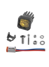 Diode Dynamics Stage Series C1 LED Pod Pro Yellow Flood Standard ABL (SINGLE)                                     - DD6463S - Image 6