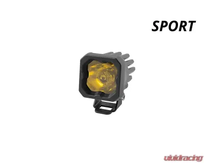 Diode Dynamics Stage Series C1 LED Pod Sport Yellow Spot Standard ABL (SINGLE) - DD6453S