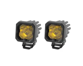 Diode Dynamics Stage Series C1 LED Pod Pro Yellow Spot Standard ABL (PAIR)