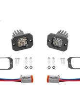 Diode Dynamics Stage Series C1 LED Pod Pro White Flood Flush ABL (PAIR)                                     - DD6475P - Image 5