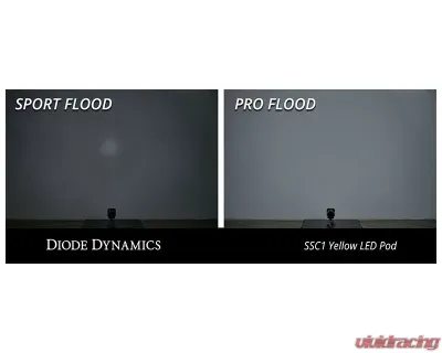 Diode Dynamics Stage Series C1 LED Pod Pro White Flood Flush RBL (SINGLE) - DD6476S