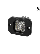 Diode Dynamics Stage Series C1 LED Pod Sport White Flood Flush RBL (SINGLE)                                     - DD6471S - Image 2