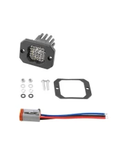 Diode Dynamics Stage Series C1 LED Pod Pro White Flood Flush RBL (SINGLE)                                     - DD6476S - Image 5