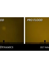 Diode Dynamics Stage Series C1 LED Pod Pro Yellow Flood Flush ABL (SINGLE)                                     - DD6478S - Image 6