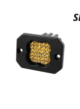 Diode Dynamics Stage Series C1 LED Pod Sport Yellow Flood Flush ABL (SINGLE)                                     - DD6473S - Image 2