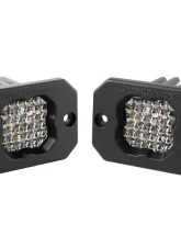 Diode Dynamics Stage Series C1 LED Pod Pro White Flood Flush ABL (PAIR)                                     - DD6475P - Image 2