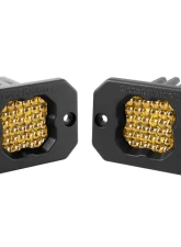 Diode Dynamics Stage Series C1 LED Pod Pro Yellow Flood Flush ABL (PAIR)                                     - DD6478P - Image 7