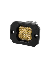 Diode Dynamics Stage Series C1 LED Pod Pro Yellow Flood Flush ABL (SINGLE)                                     - DD6478S - Image 7