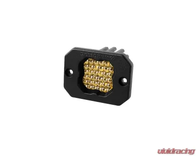 Diode Dynamics Stage Series C1 LED Pod Pro Yellow Flood Flush ABL (SINGLE) - DD6478S