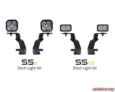 Diode Dynamics Stage Series 2" LED Ditch Light Kit Pro White Combo Ford F-150  | Raptor 2015-2020 - DD6573