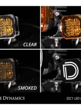 Diode Dynamics Stage Series C1 LED Pod Cover Clear (ONE)                                     - DD6606 - Image 3