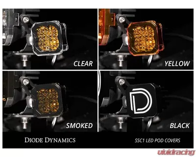 Diode Dynamics Stage Series C1 LED Pod Cover Clear (ONE) - DD6606