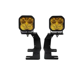 Diode Dynamics SS3 LED Ditch Light Kit Sport Yellow Combo Chevrolet Silverado | GMC Sierra 2014-2019
