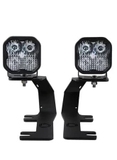 Diode Dynamics SS3 LED Ditch Light Kit Pro White Combo Chevrolet Silverado | GMC Sierra 2014-2019                                     - DD6657 - Image 10