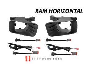 Diode Dynamics SS3 Ram Horizontalontal Fog Light Mounting Kit