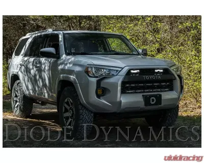 Diode Dynamics SS6 SAE/DOT LED Light Bar Kit Amber Wide Toyota 4Runner 2014-2023 - DD6758