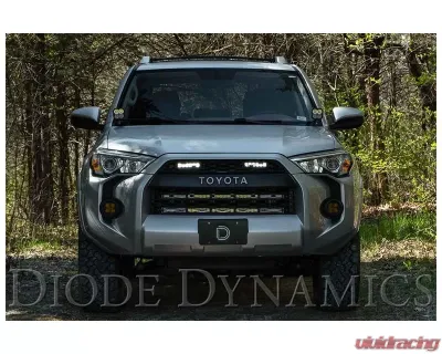 Diode Dynamics SS6 SAE/DOT LED Light Bar Kit Amber Wide Toyota 4Runner 2014-2023 - DD6758