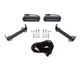 Diode Dynamics SS6 SAE/DOT LED Light Bar Kit White Driving Toyota 4Runner 2014-2023