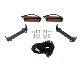 Diode Dynamics SS6 SAE/DOT LED Light Bar Kit Amber Wide Toyota 4Runner 2014-2023