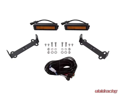 Diode Dynamics SS6 SAE/DOT LED Light Bar Kit Amber Wide Toyota 4Runner 2014-2023 - DD6758
