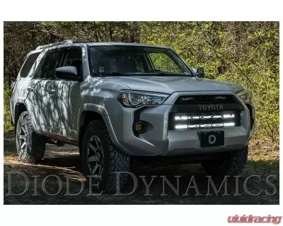 Diode Dynamics SS30 Single Stealth Light Bar Kit White Combo Toyota 4Runner 2014-2019 - DD6760
