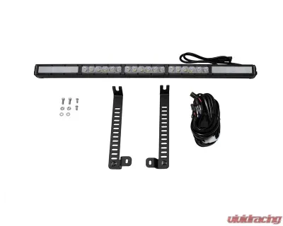 Diode Dynamics SS30 Single Stealth Light Bar Kit White Combo Toyota 4Runner 2014-2019 - DD6760