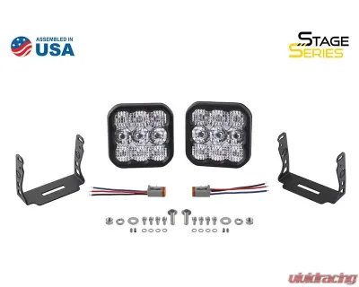 Diode Dynamics SS5 LED Pod Sport White Combo (PAIR) - DD6769P