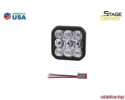 Diode Dynamics SS5 LED Pod Sport Yellow Driving No Brackets (Single) - DD6781SNB