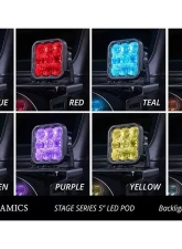 Diode Dynamics SS5 LED Pod Sport Yellow Driving No Brackets (Single)                                     - DD6781SNB - Image 6