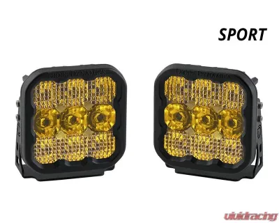 Diode Dynamics SS5 LED Pod Sport Yellow Combo (PAIR) - DD6772P