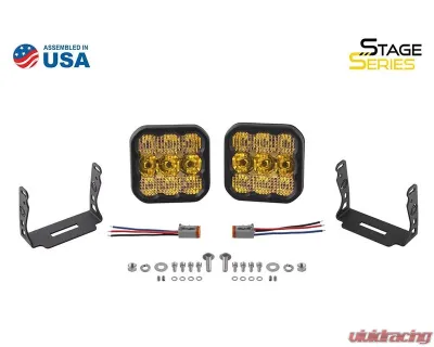 Diode Dynamics SS5 LED Pod Sport Yellow Combo (PAIR) - DD6772P