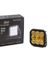 Diode Dynamics SS5 LED Pod Sport Yellow Combo (SINGLE)                                     - DD6772S - Image 3
