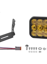 Diode Dynamics SS5 LED Pod Sport Yellow Combo (SINGLE)                                     - DD6772S - Image 7