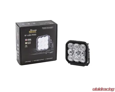 Diode Dynamics SS5 LED Pod Pro White Combo (SINGLE) - DD6775S