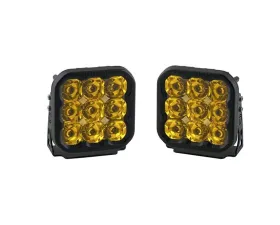 Diode Dynamics SS5 LED Pod Pro Yellow Spot (PAIR)
