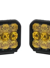 Diode Dynamics SS5 LED Pod Pro Yellow Flood (PAIR)                                     - DD6779P - Image 2