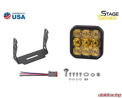 Diode Dynamics SS5 LED Pod Pro Yellow Combo (SINGLE) - DD6778S
