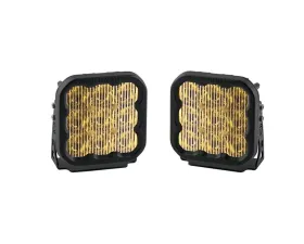Diode Dynamics SS5 LED Pod Sport Yellow Driving (Pair)