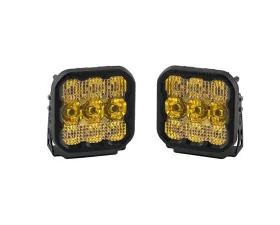 Diode Dynamics SS5 LED Pod Pro Yellow Combo (PAIR)