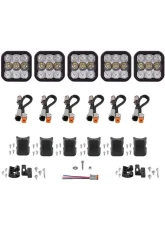 Diode Dynamics SS5 Sport Universal CrossLink 7-Pod Light Bar White Combo                                     - DD6800 - Image 7