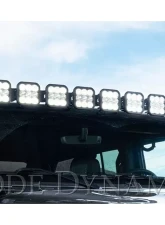 Diode Dynamics SS5 Pro CrossLink Windshield White Combo Light Bar Kit Jeep Wrangler 2018-2022                                     - DD7262 - Image 2