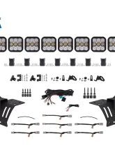 Diode Dynamics SS5 Pro CrossLink Windshield White Combo Light Bar Kit Jeep Wrangler 2018-2022                                     - DD7262 - Image 8