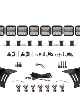 Diode Dynamics SS5 Sport CrossLink Windshield White Combo Light Bar Kit Jeep Wrangler 2018-2022                                     - DD6821 - Image 8