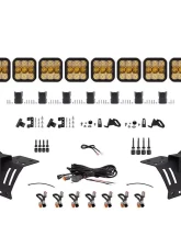 Diode Dynamics SS5 Sport CrossLink Windshield Yellow Combo Light Bar Kit Jeep Wrangler 2018-2022                                     - DD6822 - Image 8