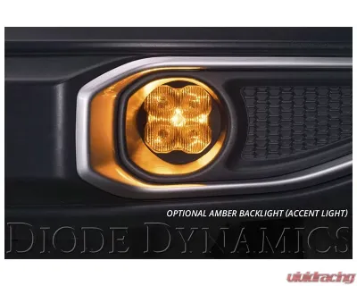 Diode Dynamics SS3 Max Type MS Kit ABL Yellow SAE Fog Jeep Wrangler | Gladiator 2018-2021 - DD7066