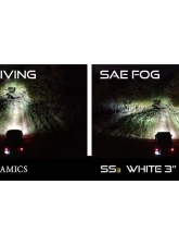 Diode Dynamics SS3 Max Type MS Kit ABL Yellow SAE Fog Jeep Wrangler | Gladiator 2018-2021                                     - DD7066 - Image 6