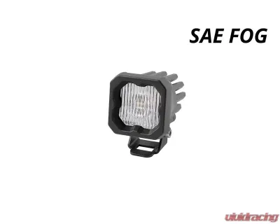 Diode Dynamics Stage Series C1 LED Pod White SAE/DOT Fog Standard ABL (ONE) - DD6847S