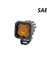 Diode Dynamics Stage Series C1 LED Pod Yellow SAE/DOT Fog Standard ABL (ONE)                                     - DD6848S - Image 2
