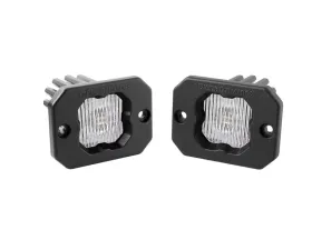 Diode Dynamics Stage Series C1 LED Pod White SAE/DOT Fog Flush ABL (PAIR)